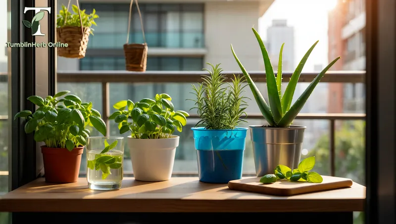 ปลูกสมุนไพร ในคอนโด