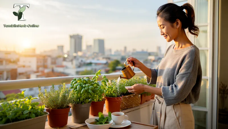 ปลูกสมุนไพร ในคอนโด